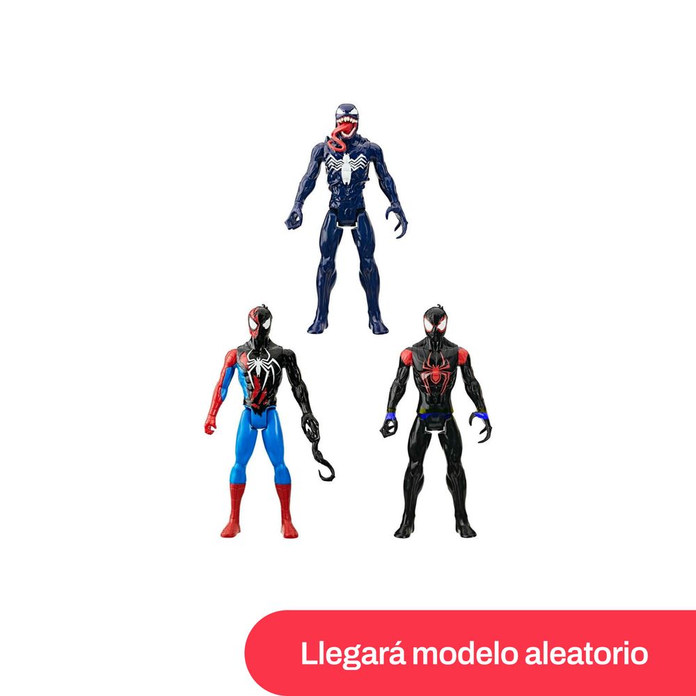 Figura De Accion Venomversus Spiderman Titan Heroes