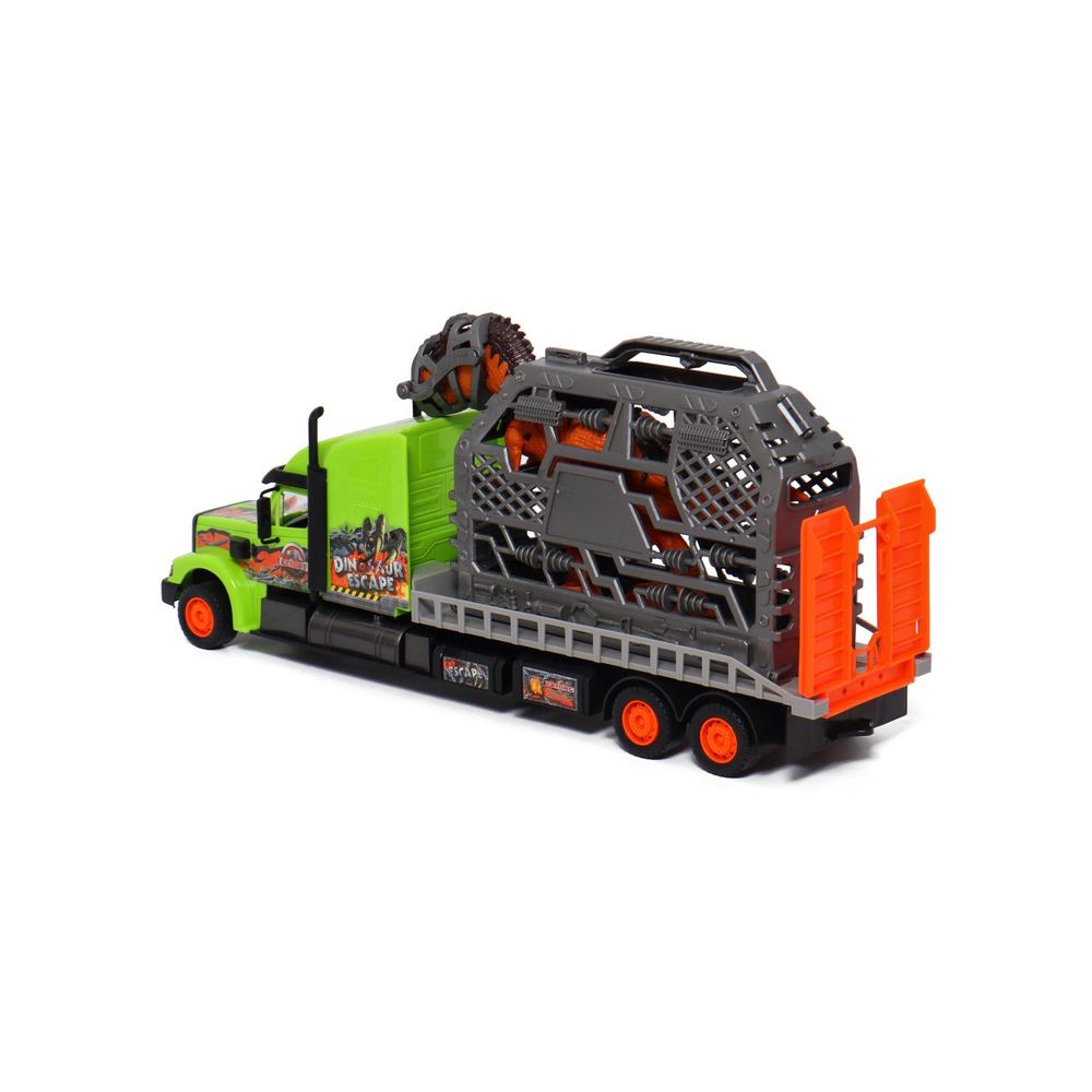 Camion Transportador Dino Troop Kids Con Dinosaurios