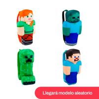 Mochila Peluche Minecraft 30Cm Sur
