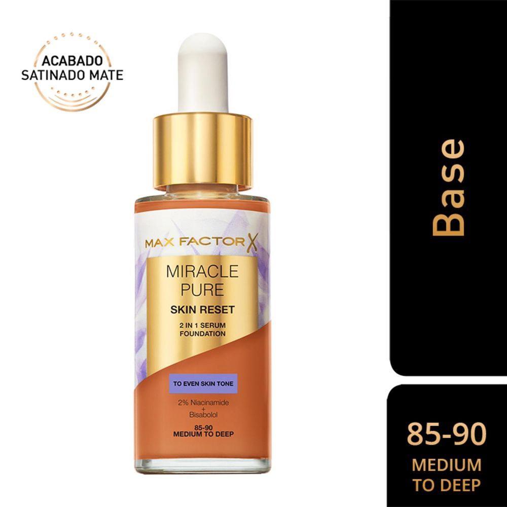 Base Max Factor Miracle Pure Skin Reset Serum Medium To Deep
