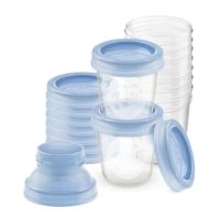 Recipiente Leche Philips Avent 180Ml X 10 Pcs+2 Adaptadores