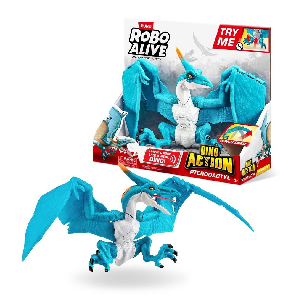 Dinosaurio Pterodactilo Sonido Robo Alive