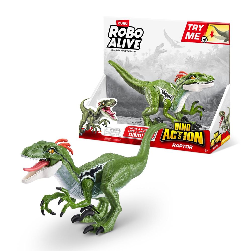 Dinosaurio Raptor Sonido Robo Alive