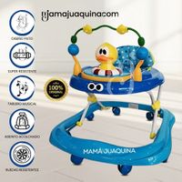 Andador con Tablero Musical «DUCKY LUCKY» 3 en 1 Dark Blue