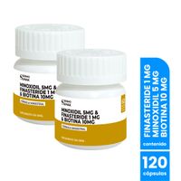 Finasteride 1mg & Minoxidil 5mg & Biotina 10mg 60 cap Dermo Sumak 2 Uni