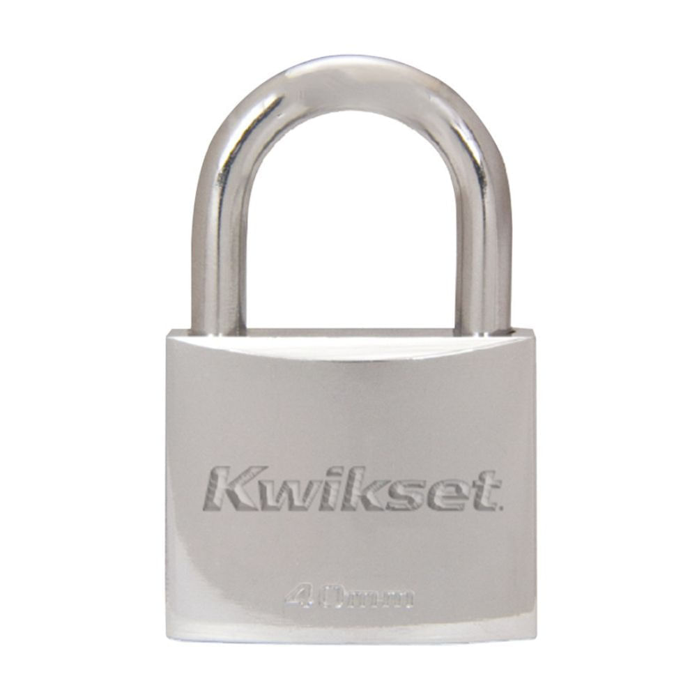 Candado Cobre Sólido Cromado 50mm Estándar Kwikset