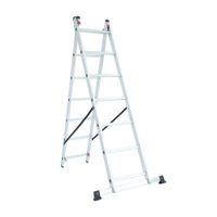 Escalera Multiposición 14 Pasos Aluminio Werken