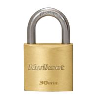 Candado Cobre Sólido 30mm con Grillete Kwikset