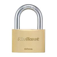 Candado Cobre Sólido 60mm con grillete Kwikset