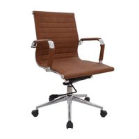 Silla de escritorio Boss Espaldar Medio Camel Bonno
