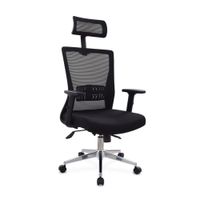 Silla de escritorio Ken con Cabecero Negro Bonno