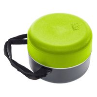 Termo Comida 0.75 Lt Lunchy Verde/Plomo - Polimes