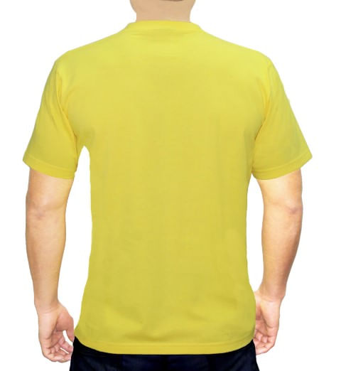 Polo Cuello Redondo Manga Corta Amarillo Brasil