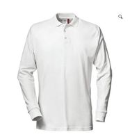 Polo Camisero Manga Larga Blanco