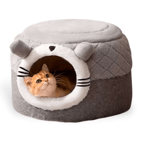 Cama Casa Convertible 2 en 1 para Mascotas