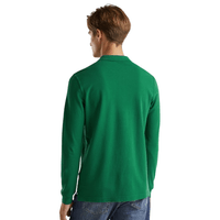 Polo Camisero Manga Larga Verde Perico