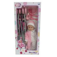 Muñeca Deluxe Bebe Paseante 35 Cm