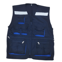 Chaleco De Drill Tipo Panoply Azul