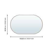 Espejo Eglo Bani H600 A28 L1000