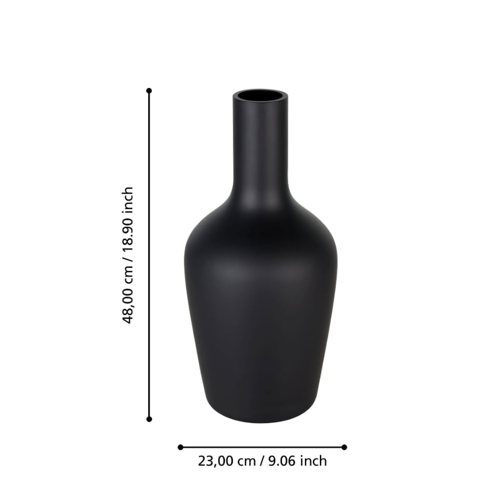 Jarrón Negro Eglo Samuntai D230