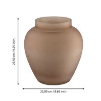 Florero Marron Eglo Asindro D220