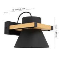Lámpara De Pared Eglo Maccles 1X15W