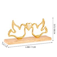 Decoración Eglo Amoatsy Dorado H130
