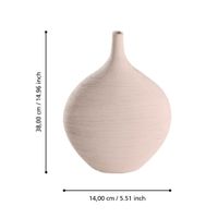 Jarrón Natural Eglo Saryksu  H285