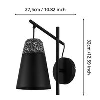 Lámpara Pared Eglo Canterras 1X40W