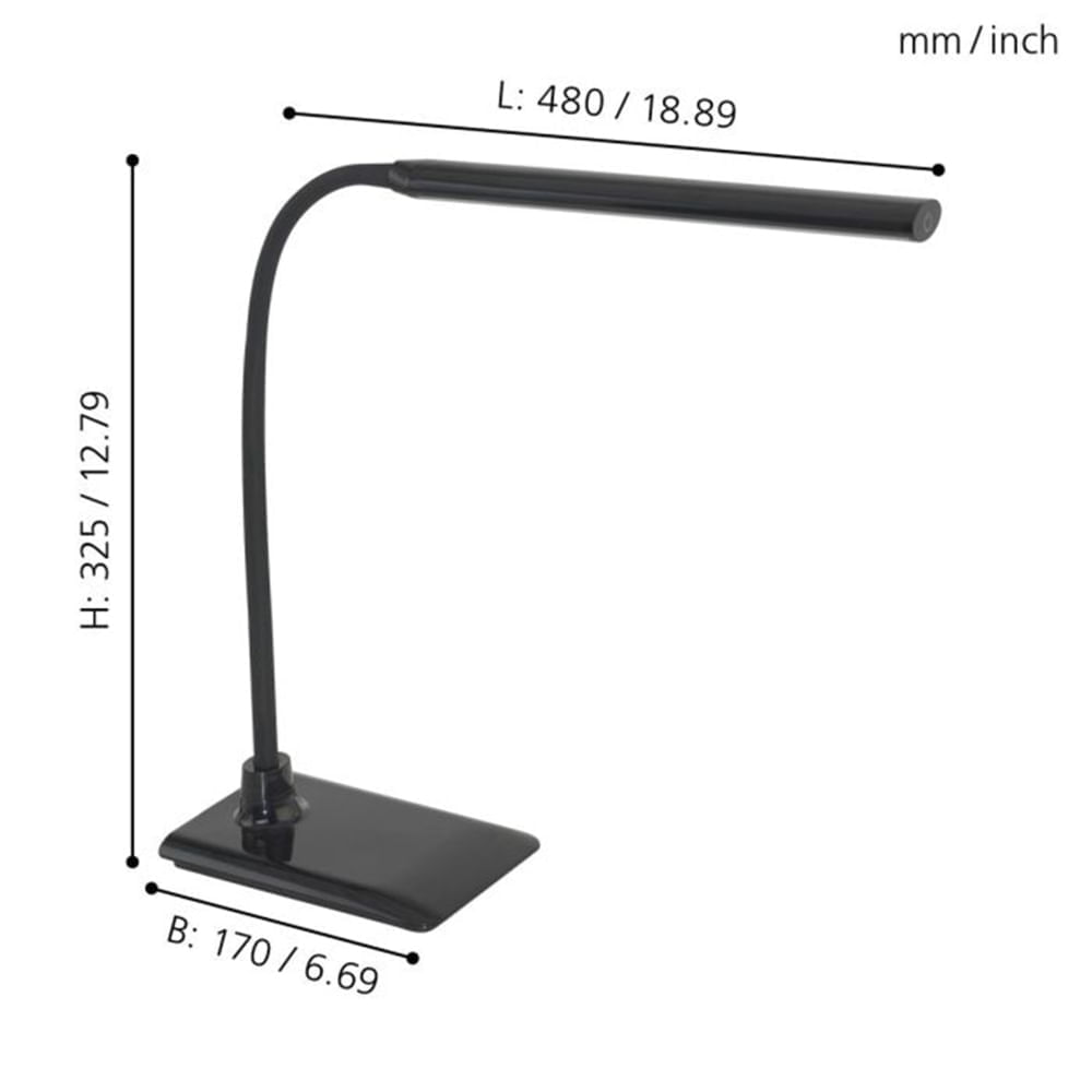 Lámpara De Mesa Eglo Laroa