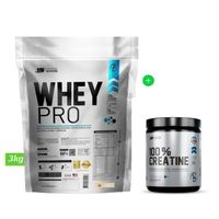 PROTEÍNA WHEY PRO 3 KG COOKIES + CREATINA UNIVERSAL NUTRITION