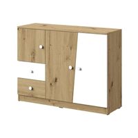 Cómoda Moderna Zepita 2 cajones 3 puertas TU MESITA