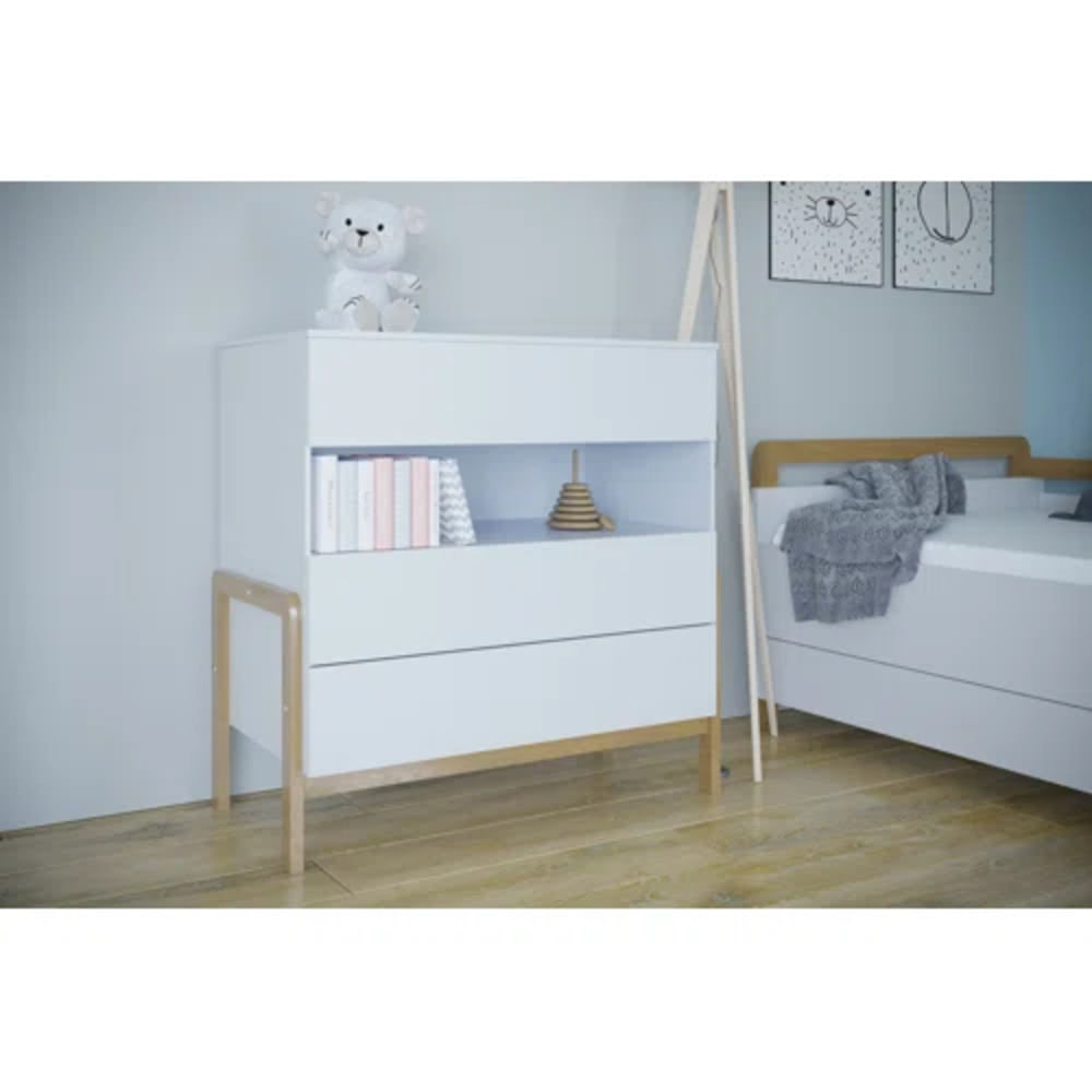 Cómoda Infantil Vintage Amelia Blanca