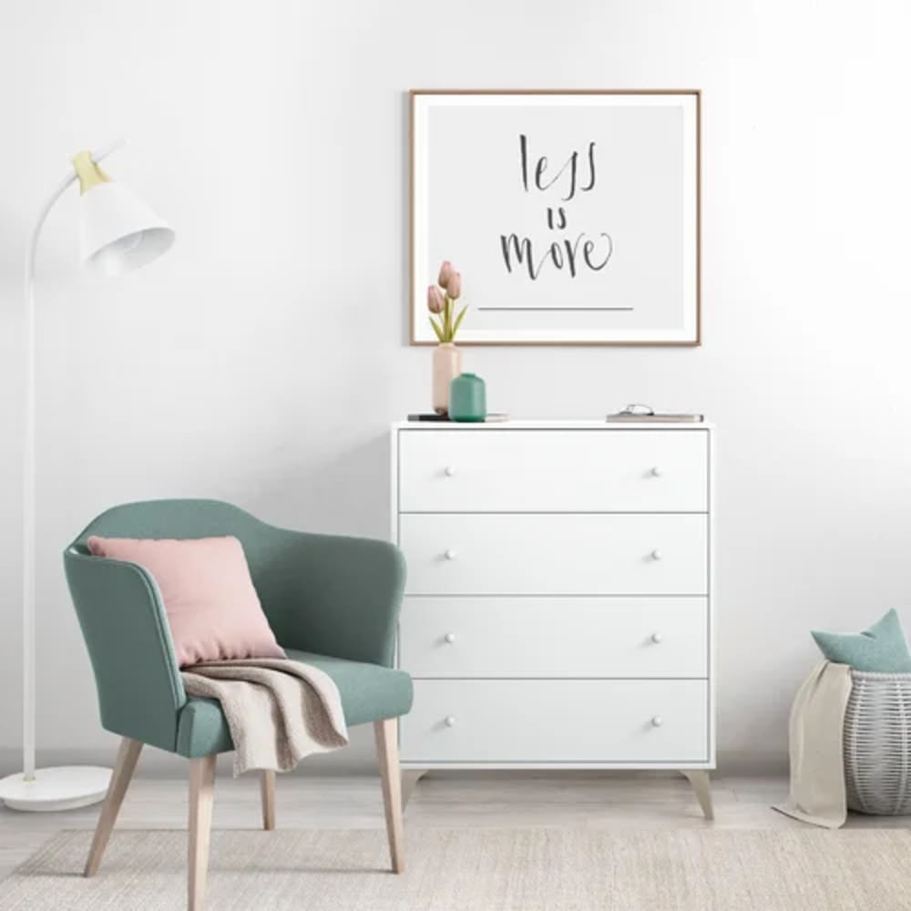 Cómoda Vintage Bremen Blanco