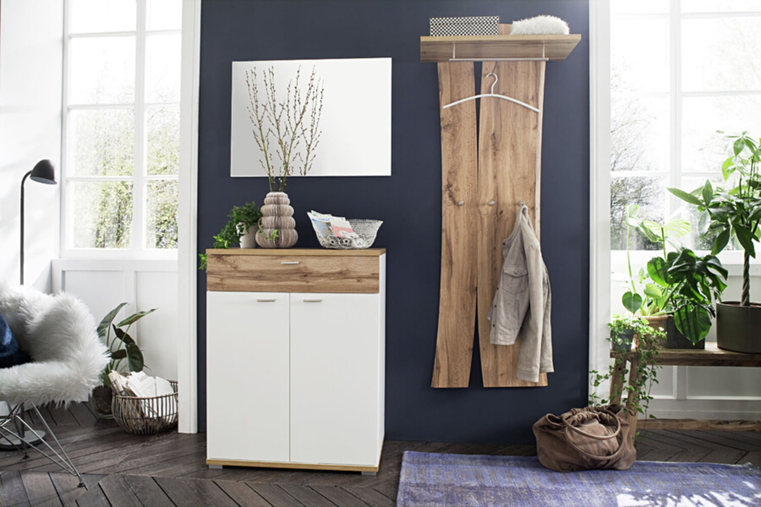 Cómoda Moderna Angie 2 puertas 1 cajón TU MESITA
