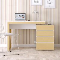 Escritorio Minimalista Ivana 4 Cajones