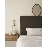Velador Flotante Contemporáneo Foral Marrón 40 cm
