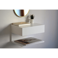 Velador Flotante Contemporáneo Mehr Blanco 48cm