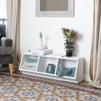 Estante Moderno Fiona Blanco 104 cm