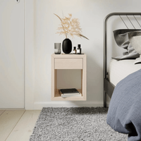 Velador Flotante Contemporáneo Picardi Blanco 39cm