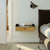 Velador Flotante Contemporáneo Zade Marrón 45cm