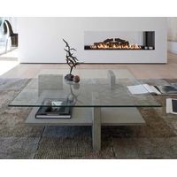 Mesa de Centro Contemporánea Marabi Gris 100 cm