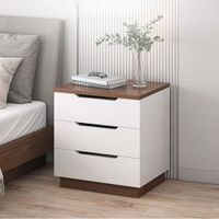 Velador Moderno Fernand 3 Cajones