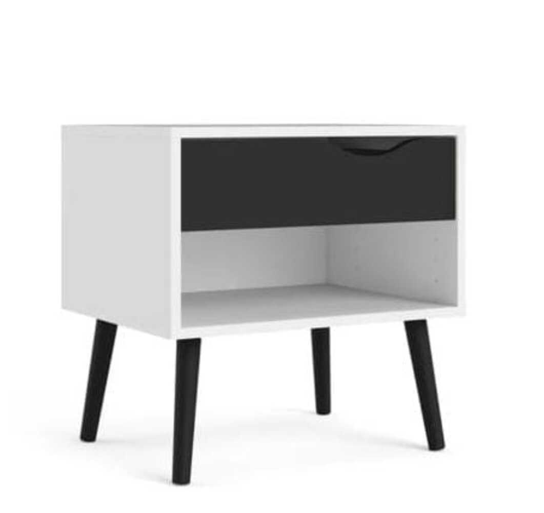 Velador Vintage Urantia Blanco/Negro