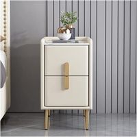 Velador Contemporáneo Luxury Avedon Blanco 57cm