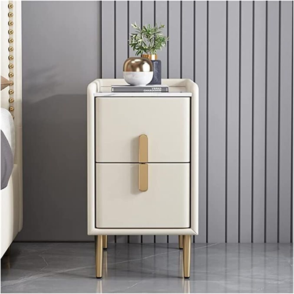 Velador Contemporáneo Luxury Avedon Blanco 57cm
