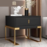 Velador Contemporáneo Luxury Negro 60cm