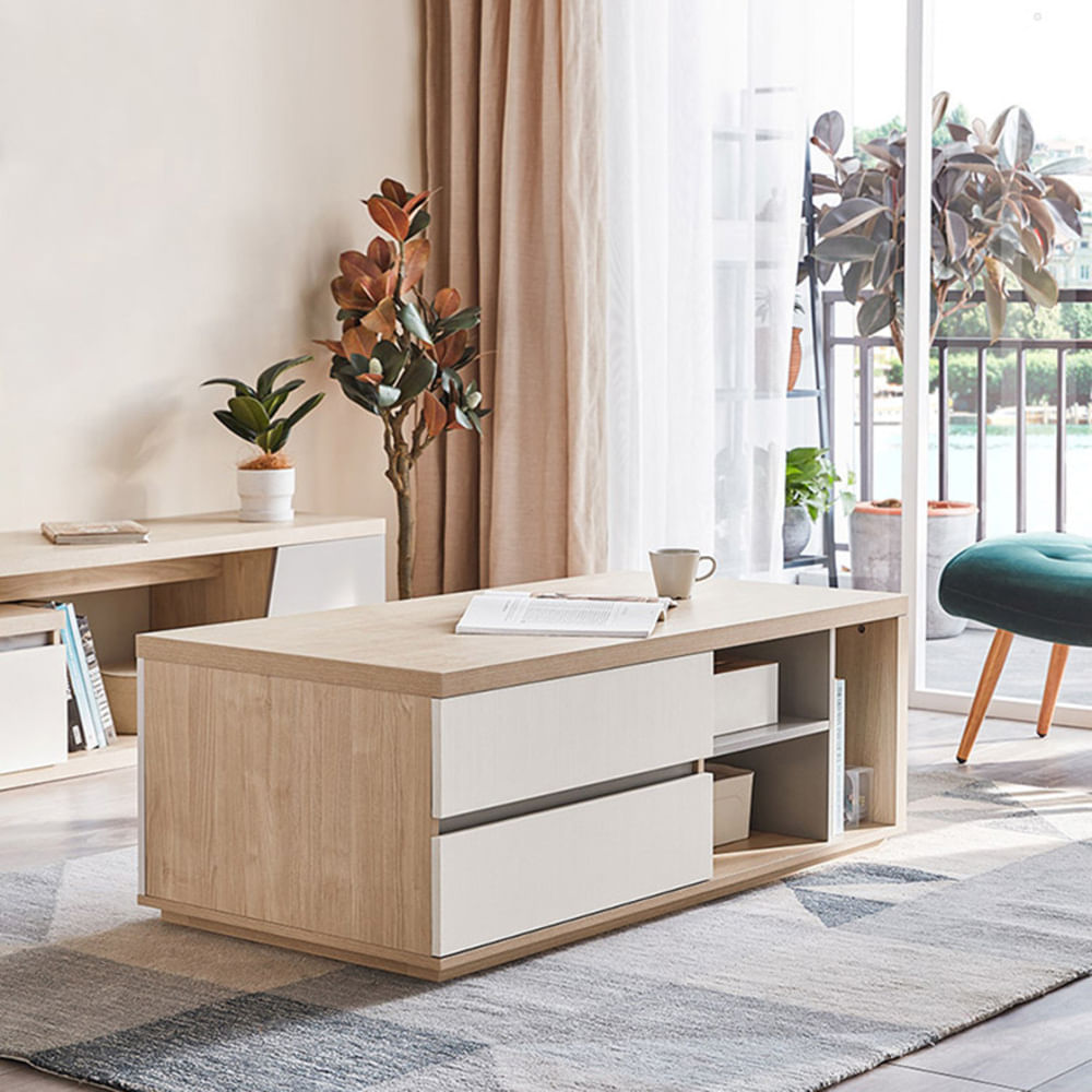 Mesa de Centro Moderna Kimberly 115cm
