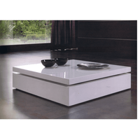 Mesa de Centro Minimalista Genoveva 90cm Blanca