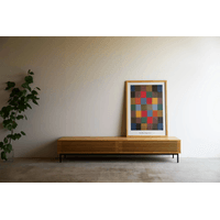 Mesa de TV Aparador Minimalista Roger color Duna TU MESITA 2 puertas